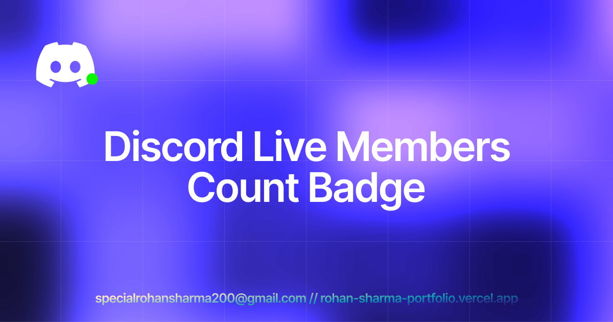 Discord Live Members Count-Badge - Image 1